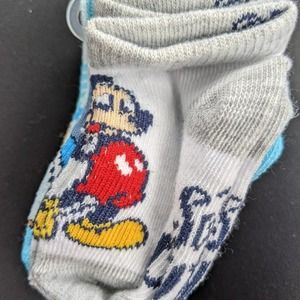 3/$20 Disney baby 12 - 24 Months 5 Pack Socks mickey mouse Pluto Donald duck
